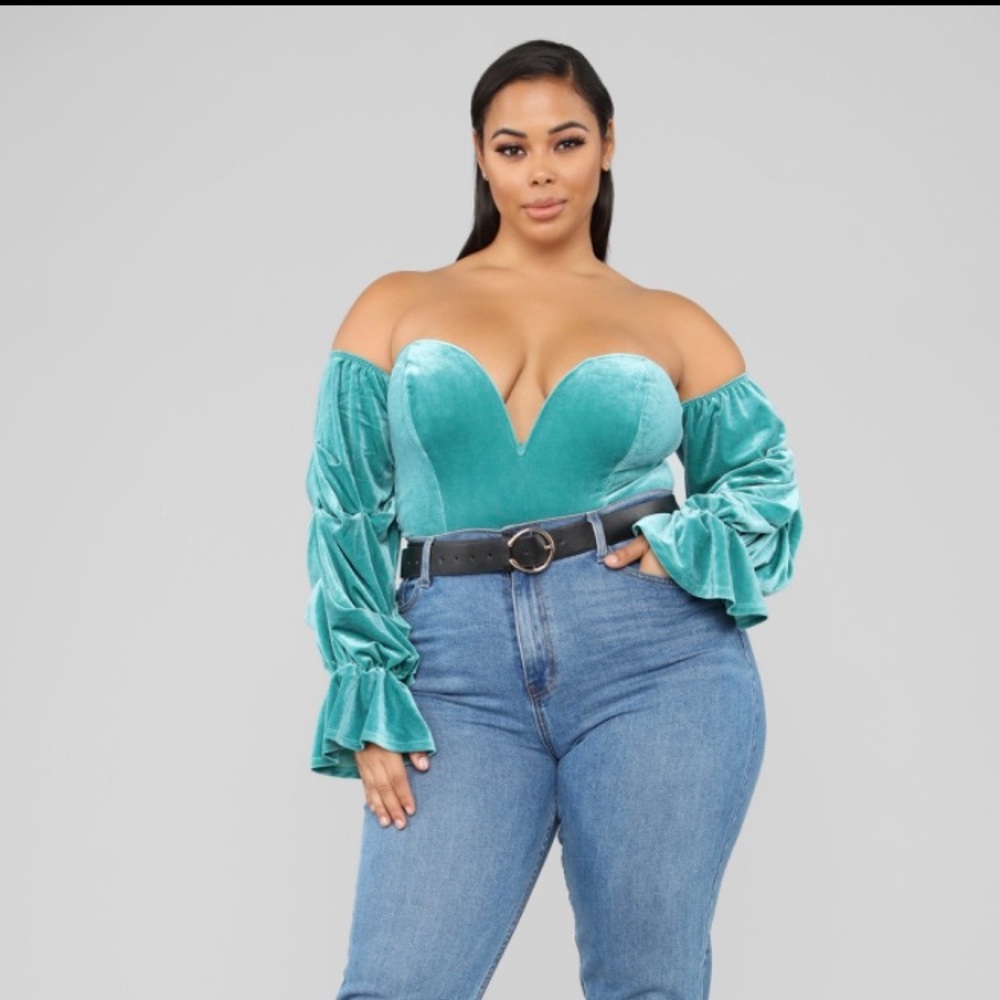 Fashion Nova Mint Bodysuit!